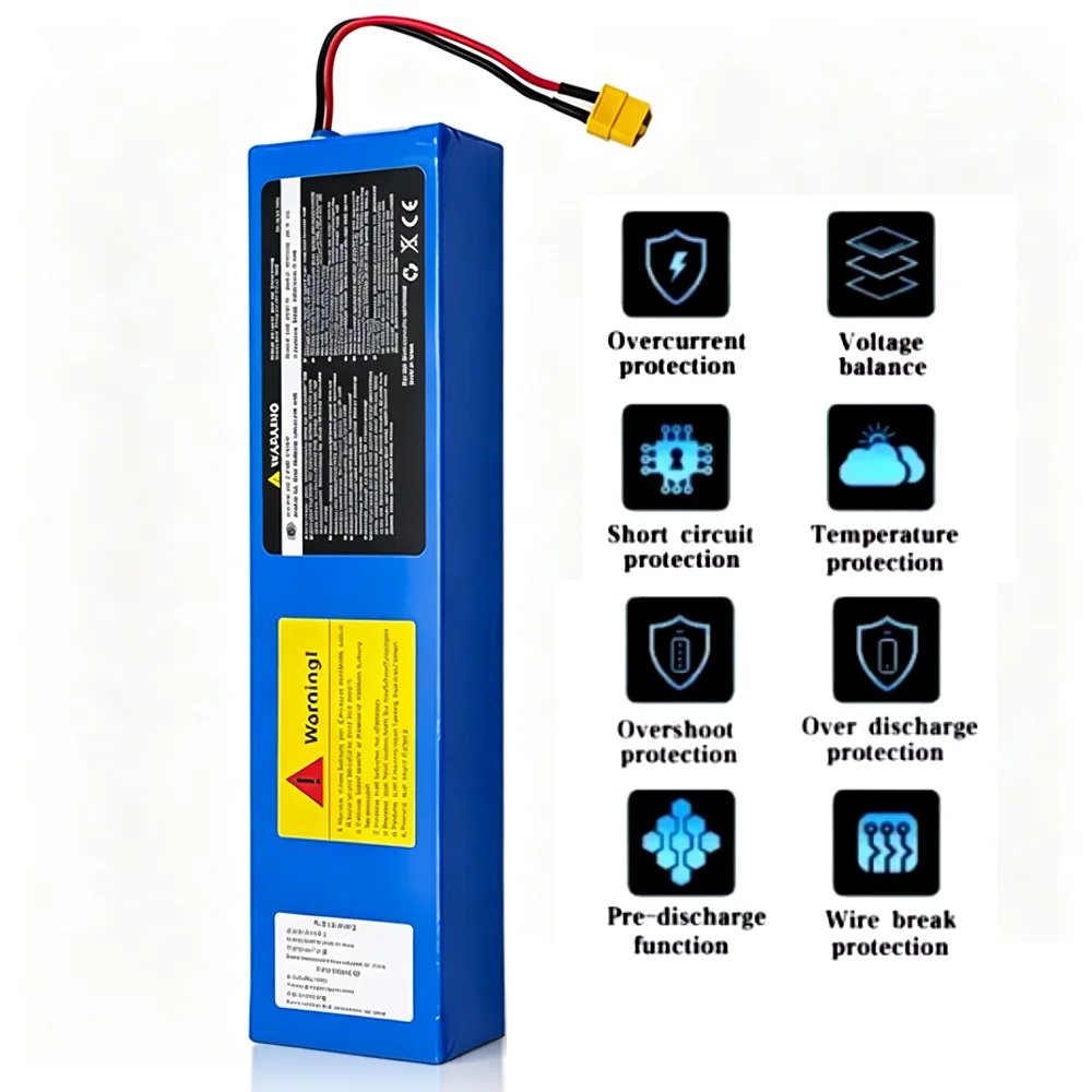36V 7800mAh/280.8Wh 18650 Rechargeable Lithium Battery Pack 10S3P for Kugoo S1/S2/S3/S4 Electric Scooter battery with BMS