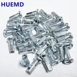 36pcs/lot Motocycle rims Nipples For Diameter 3.18-3.2mm 10G E-bike Spokes Sliver Color Spoke Caps