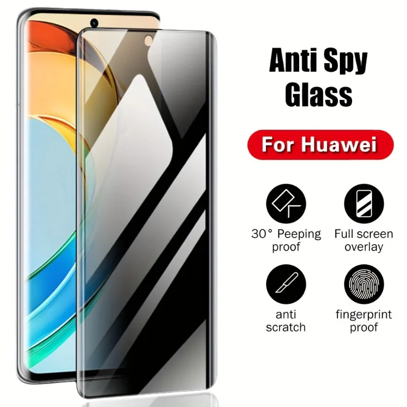 

1Pc High Quality Privacy Screen Protector for Huawei Nova 13i 12i 11 Tempered Glass For Huawei Pura 70 Pro Ultra Privacy Glass