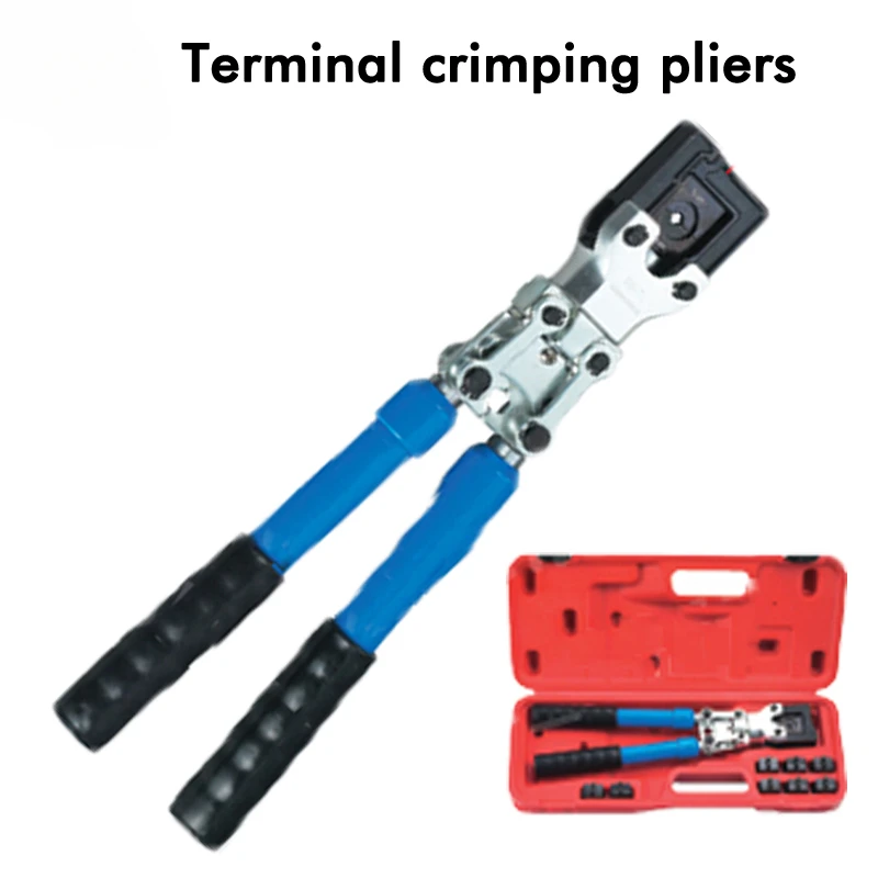 Handle telescopic terminal crimping pliers FS35K manual operation large open crimp terminal pincers tools