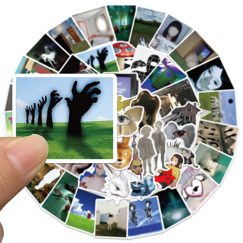 50PCS Creative Dream Core Aesthetic Stickers DIY Decoration Phone Case Notebook Water Cup Personalized Waterproof Decals Kid Toy