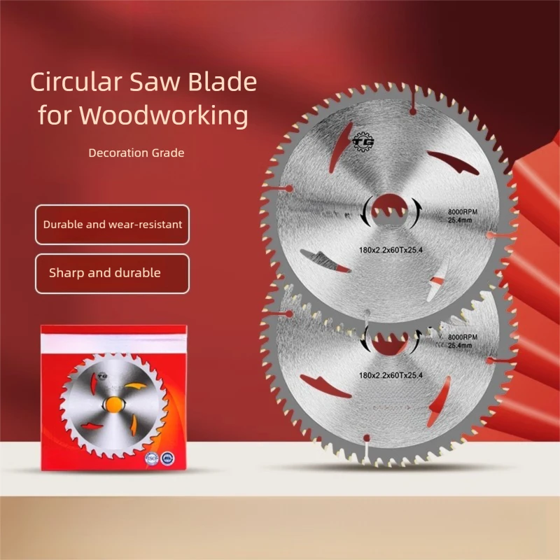 شفرة منشار دائري TG لأعمال النجارة آلة قطع طاحونة زاوية سبائك الصلب درجة التجديد الأصلية #2