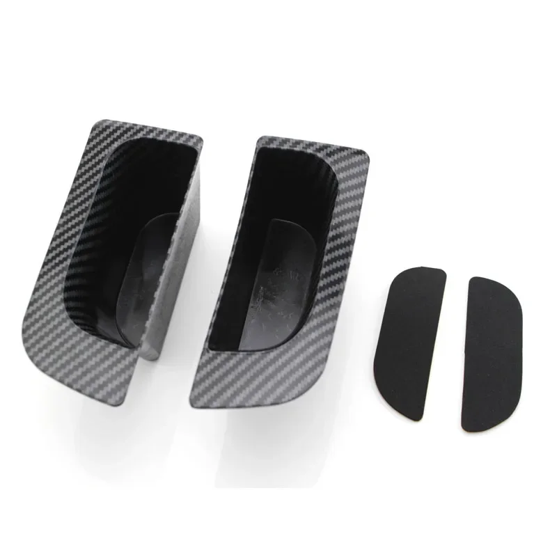 2Pcs/Set Car Door Storage Box For Ford Focus 2 MK2 2009-2014 Phone Container Glove Tray Armrest Handle Pocket Accessories