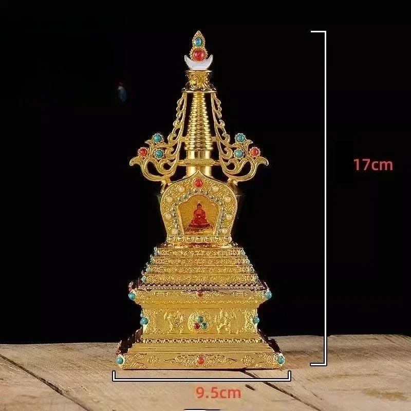 Stupa of Relics Bodhi Pagoda Xizang Tibetan Pagoda Decorations Household Offerings of Tantric Offerings Ethnic Products Pagoda