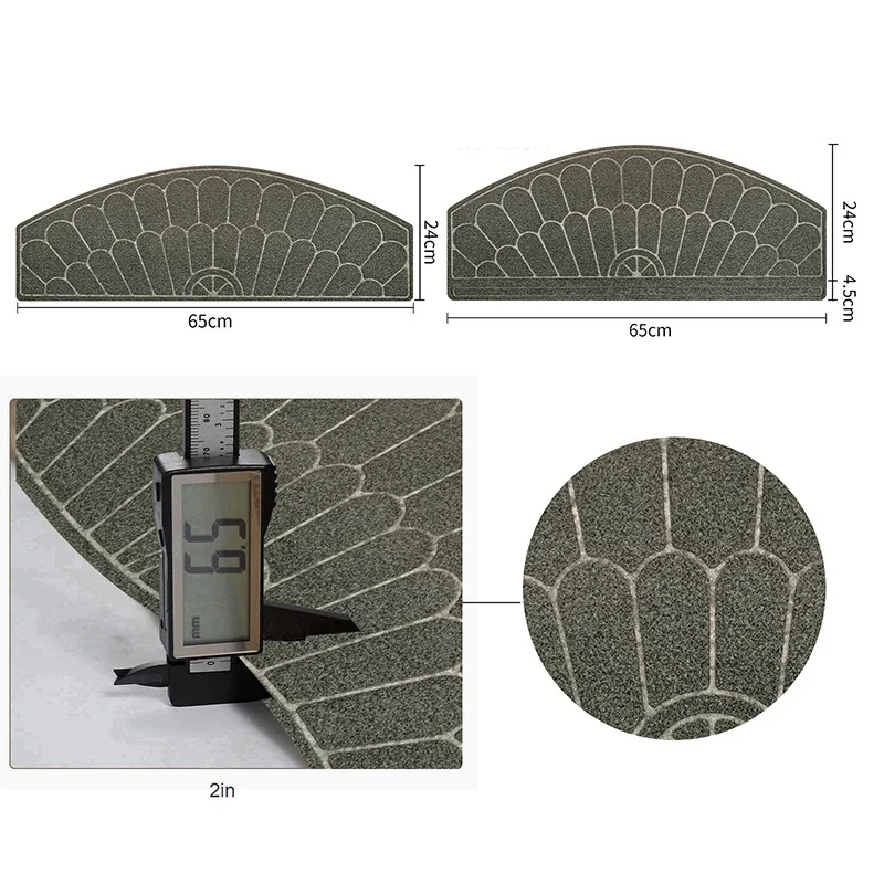 Imagem -03 - Tapete Antiderrapante da Escada Tapete de Segurança para Degraus de Madeira Tapete Interno Almofada Adesiva Reutilizável para Crianças e Idosos