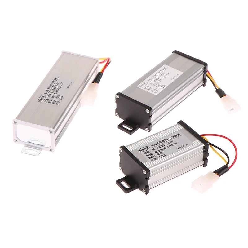 Brand New DC 36/48/60/72V To 12V 10A 15A 20A 180W Electric Vehicle DC Converter Electric Power Transformer