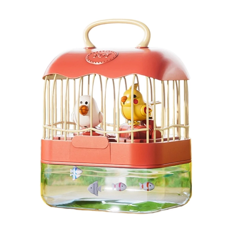 Funny Bird Cage Electronic Toy Musical Singing Talking Parrot Toy Pet