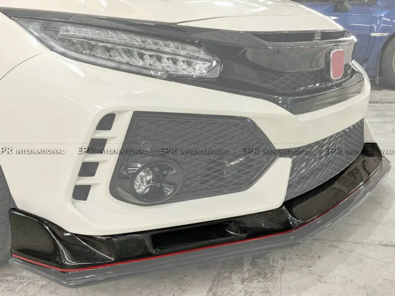 

Suitable For Honda TYPE R Civic FK8 EV Carbon Fiber Modification, Small Front Lip Surround, Chin Head Lip Front Shovel