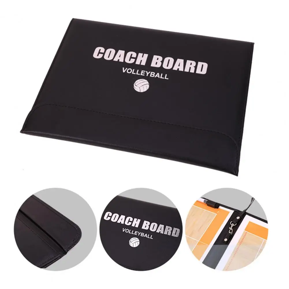 High-quality Dry Erase Clipboard Portable Foldable Volleyball Coaching Board with Dry Erase Pen Lightweight Teaching for Coaches