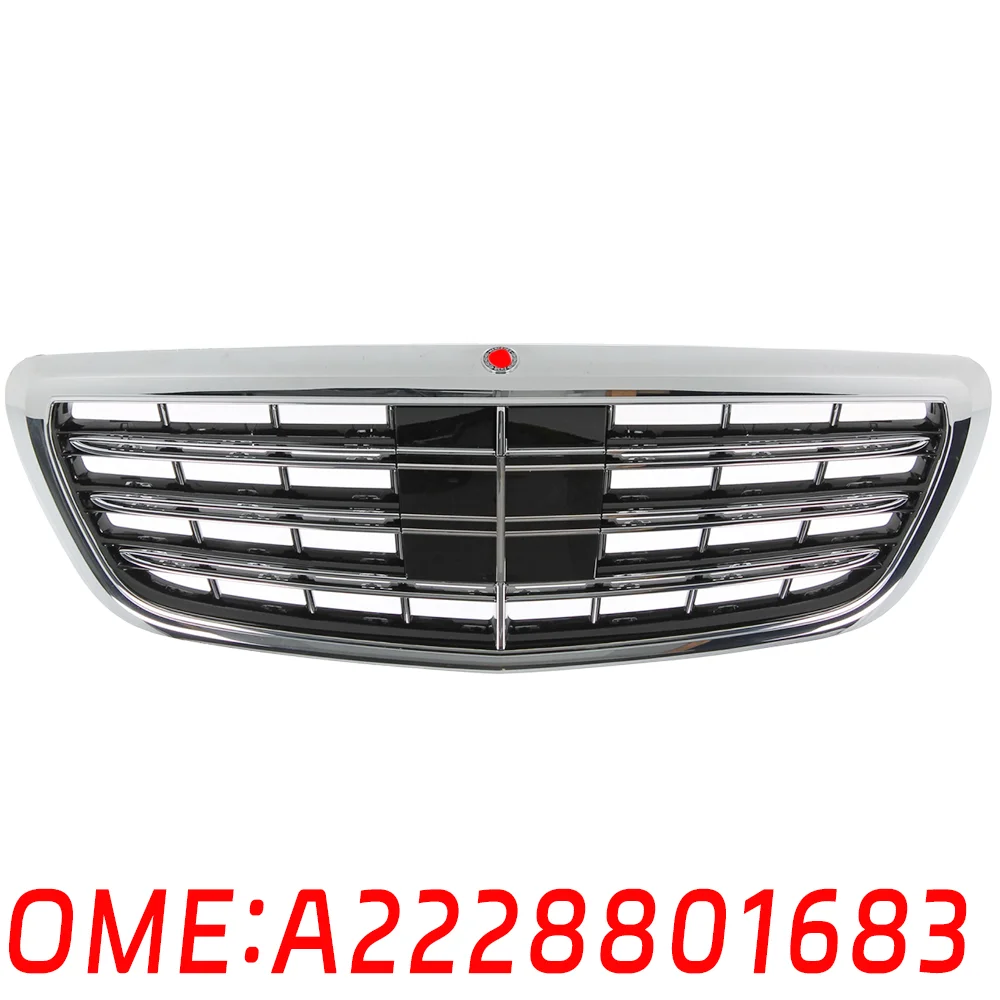 Suitable for Mercedes Benz A2228801683 A2228801702 9040 Grille middle net car front bumper grille W222 S400 S600 S500 S650 S680