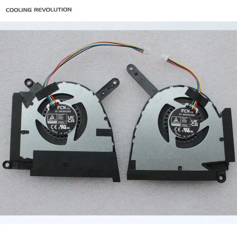 New Original Laptop CPU Cooling Fan For ASUS TUF Dash F15 FX517ZC GPU RTX3050 13NR0950P01011 13NR0950P02011 FP85 FP86 DC5V 0.5A