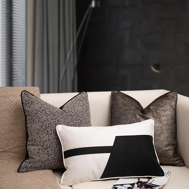 30x50/45X45CM Retro Light Luxury Throw Pillow Cover Schneier Homestay Waist Cushion Cover Decor Home Decorative Pillowcase