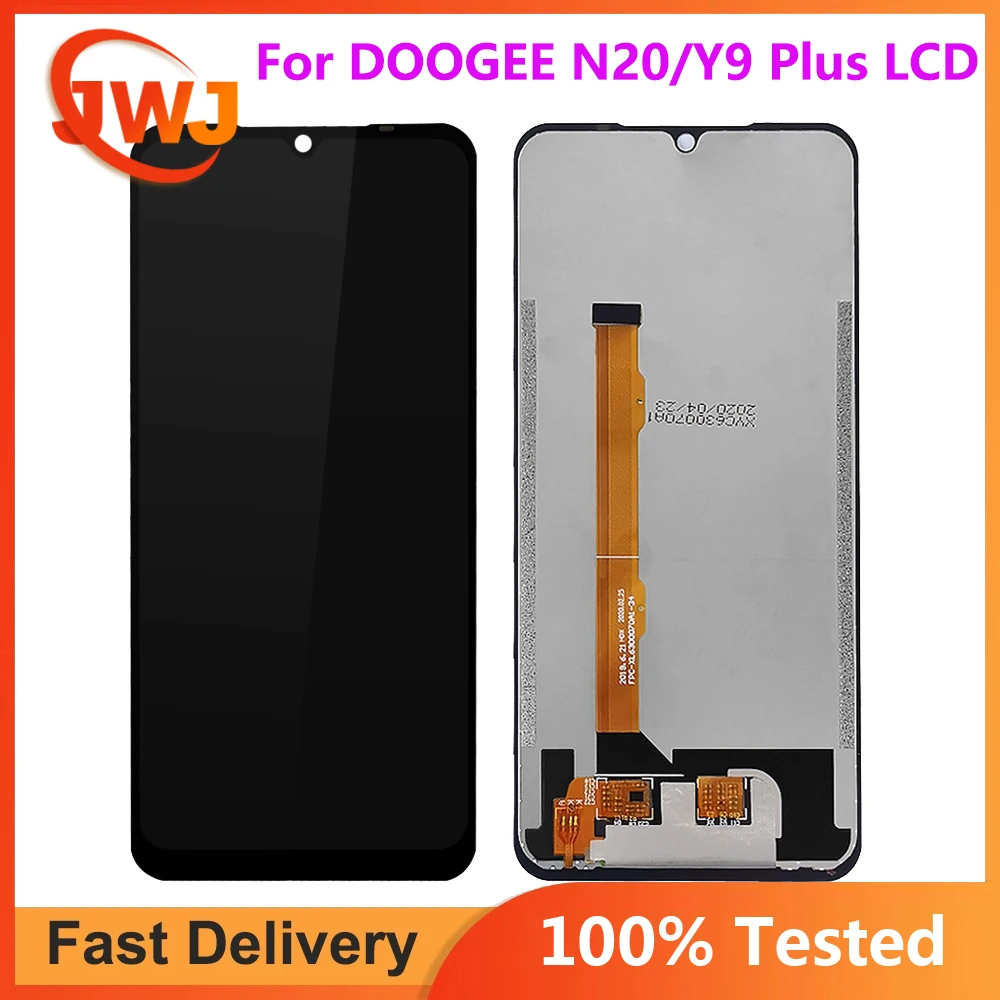 Original For Doogee N20 LCD Display+Touch Screen Digitizer Assembly Repair lcd For Doogee Y9 Plus Display  LCD