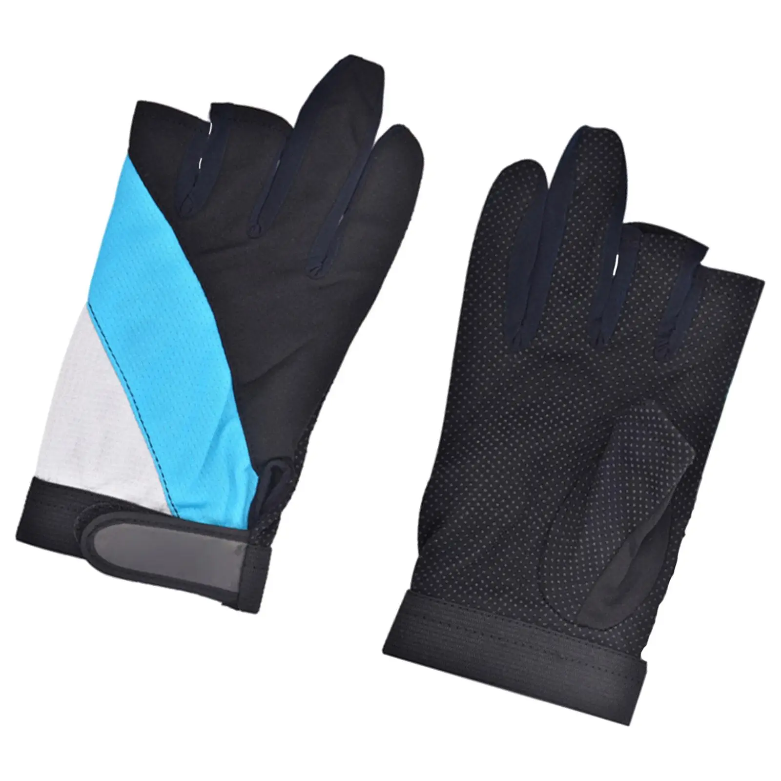 3 Cut Fingers Gloves 3 Fingerless Adult Comfortable Breathable Adjustable for