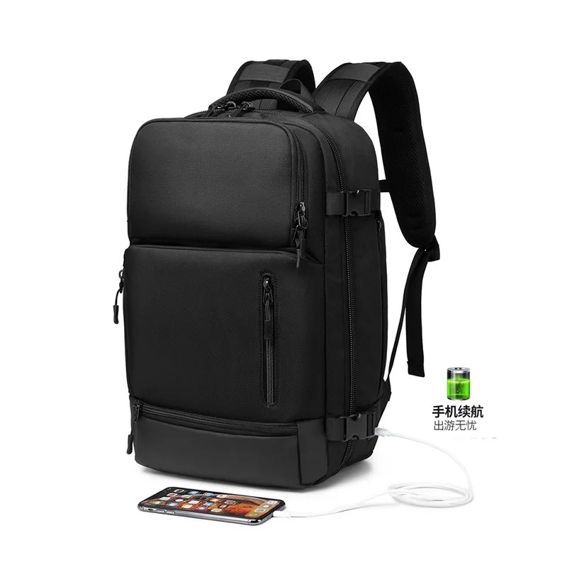 OZUKO  Men Backpack 15.6inch Laptop Backpacks Male Waterproof Travel Bag USB Charging Backpack for Men Luggage Bag