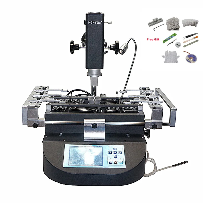 

Паяльная станция Honton BGA HT R490 с независимым контролем температуры и инструментами для пайки