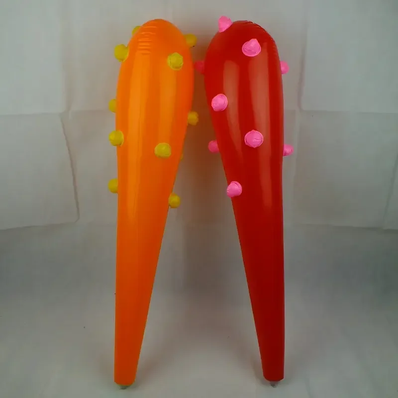 10PCS  PVC inflatable wolf tooth stick toy wolf tooth hammer inflatable prop wolf tooth stick