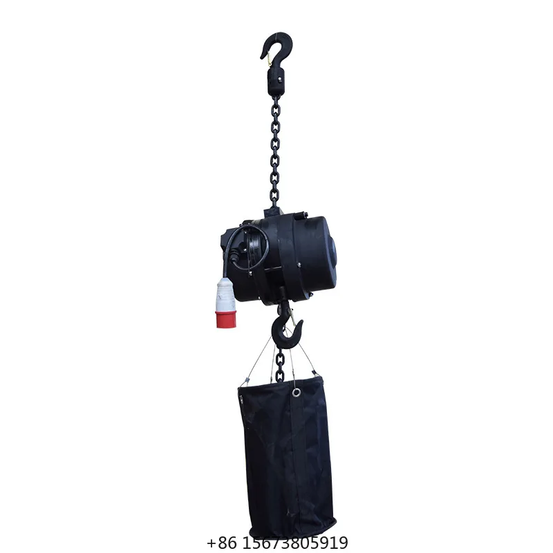 China Factory Price 0.5 Ton  18 m Flight case Electric Mode Motor Swing Stage Hoist