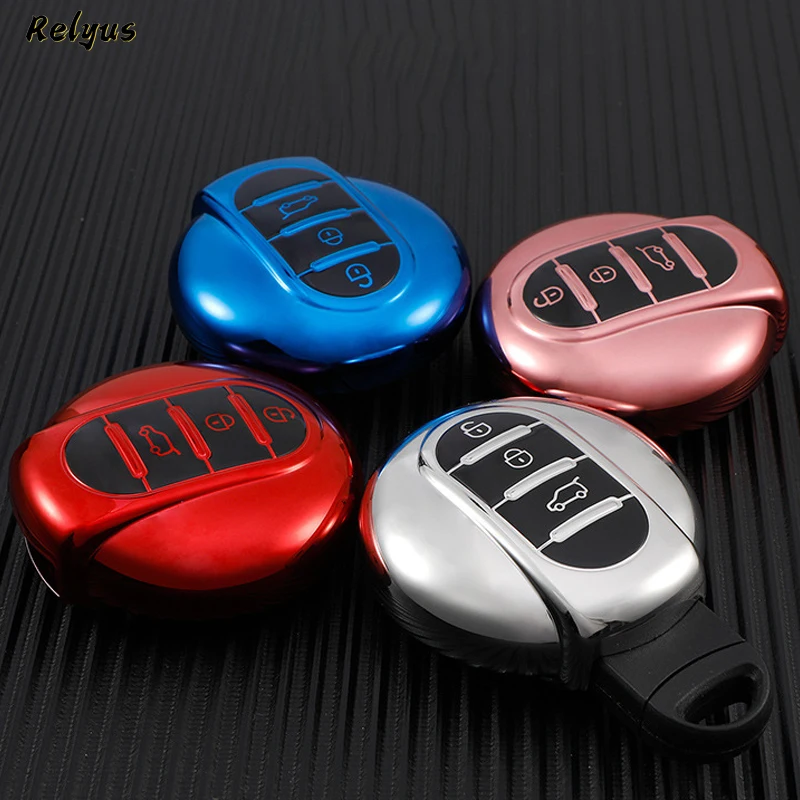 

TPU Soft Car Key Case Cover For BMW Mini COOPERS ONE JCW F56 F55 F54 F57 F60 R55 R56 R57 R58 R59 R60 S Roadster Accessories