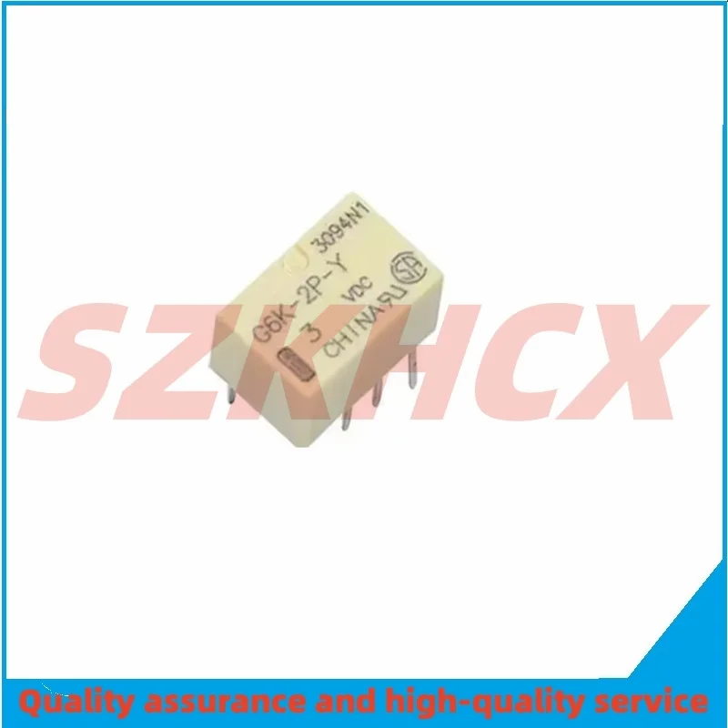 10PCS/LOT  G6K-2P-Y G6K-2P-Y-3VDC G6K-2P-Y-5VDC G6K-2P-Y-12VDC G6K-2P-Y-24VDC DIP Signal Telecom Relay DPDT 1A 3V 4.5V 5V 12V 24