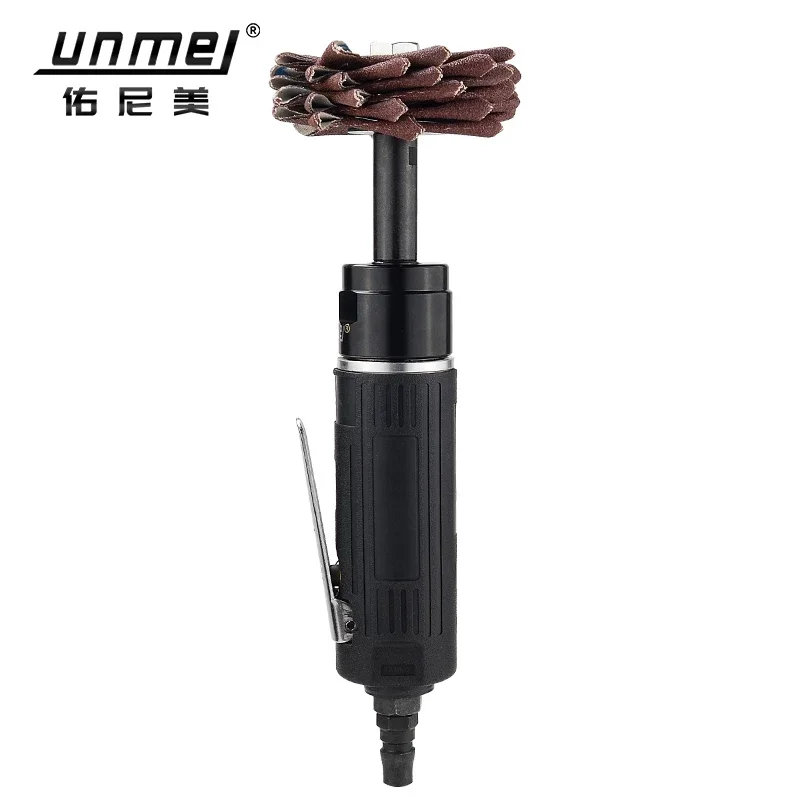 Yuni Mei Pneumatic Eight-Blade Grinder, Octagonal Sandpaper Multifunctional Irregular Straight Pneumatic Polishing Machine
