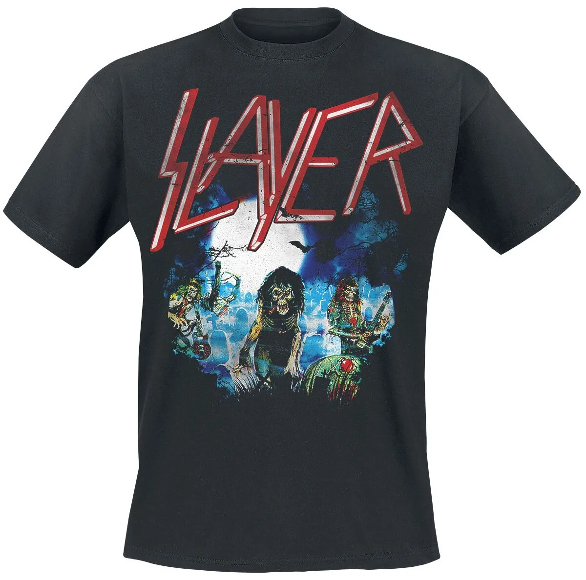 Slayer Eagle Pentagram Crest Print Baumwoll-T-Shirt für Männer und Frauen, Thrash Metal Band, Unisex-T-Shirt – Detail 6