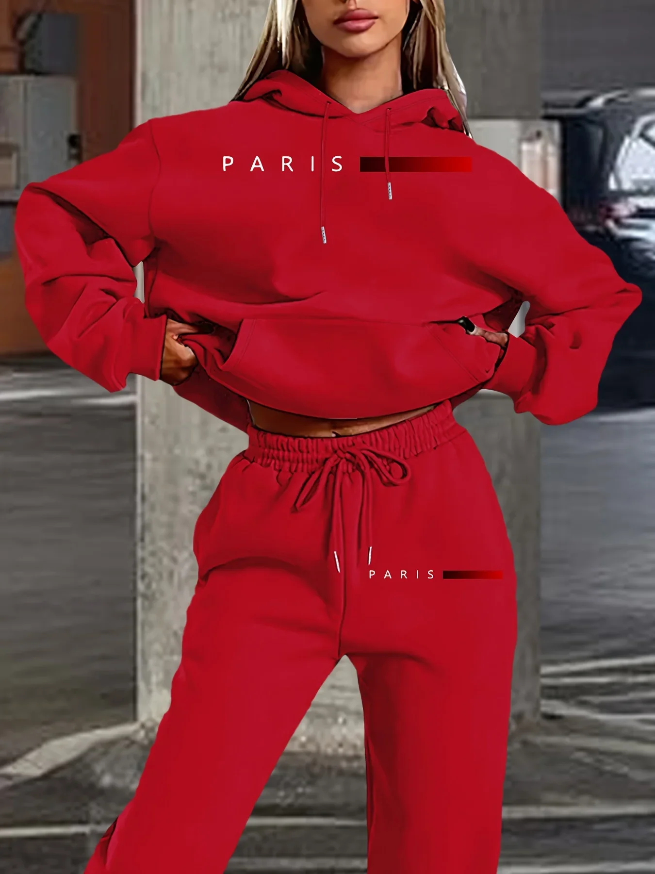 

Женская толстовка с капюшоном и брюки в клетку, толстовка с капюшоном в стиле хиппи Street Casual с принтом, новая свободная толстовка больших размеров, A