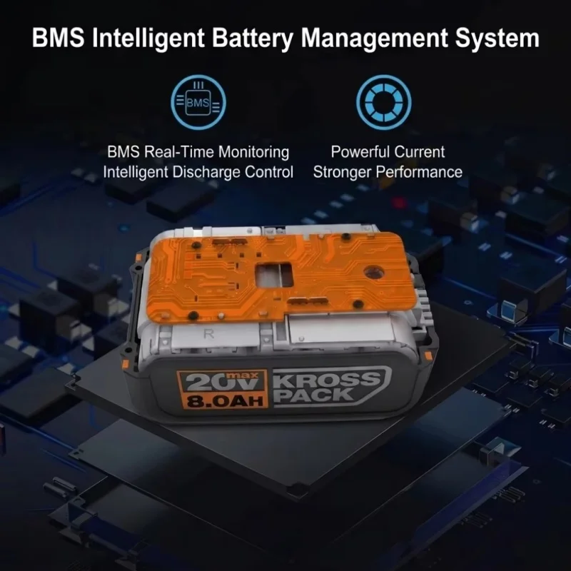 100% Original WORX 20V 8Ah Battery WA3553 WA3551 , WX130, WX802, WG322, WG546, WG549, WG163, WG259 Power Tool Batteries