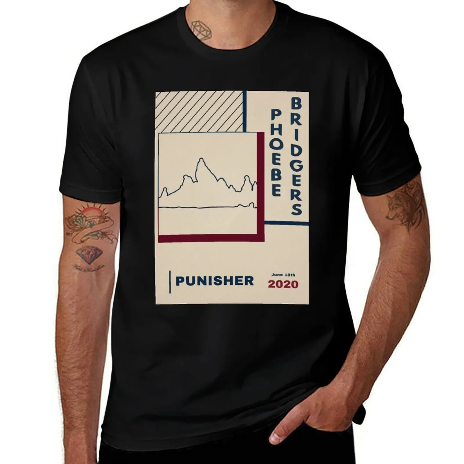 

Phoebe Bridgers Punisher T-Shirt Short sleeve tee Clothing graphic t shirt vintage mens funny t shirts