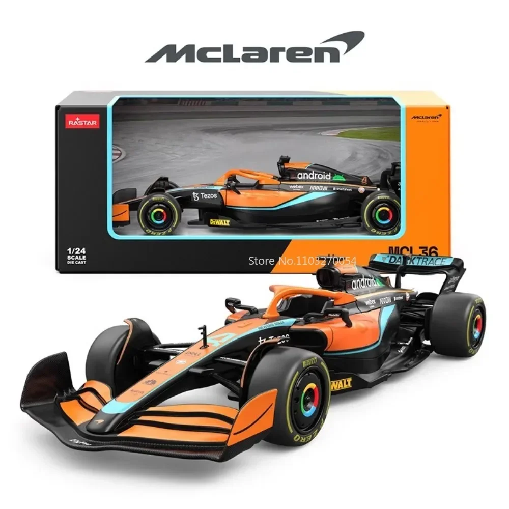 

1/24 F1 McLaren MCL36 Formula One Racing Car Model Toy Simulation Alloy Die Cast SuperCar Vehicles Models Child Toys Collection