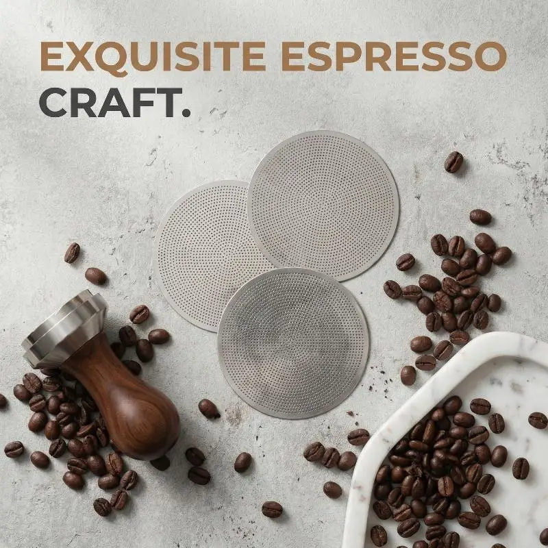 Espresso Coffee Puck Screen 1/5Pcs for 51 53 58.35mm Portafilter Easy Cleaning Barista Brewing