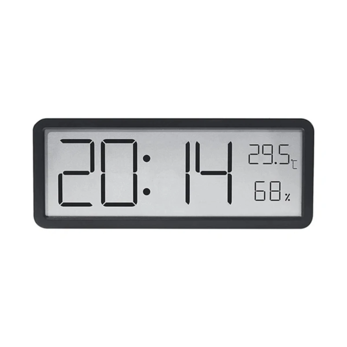 Digital Alarm Clock LCD Display Multifunctional Temperature Humidity Alarm Clock Ultra Thin Electronic Clock Room  Decor