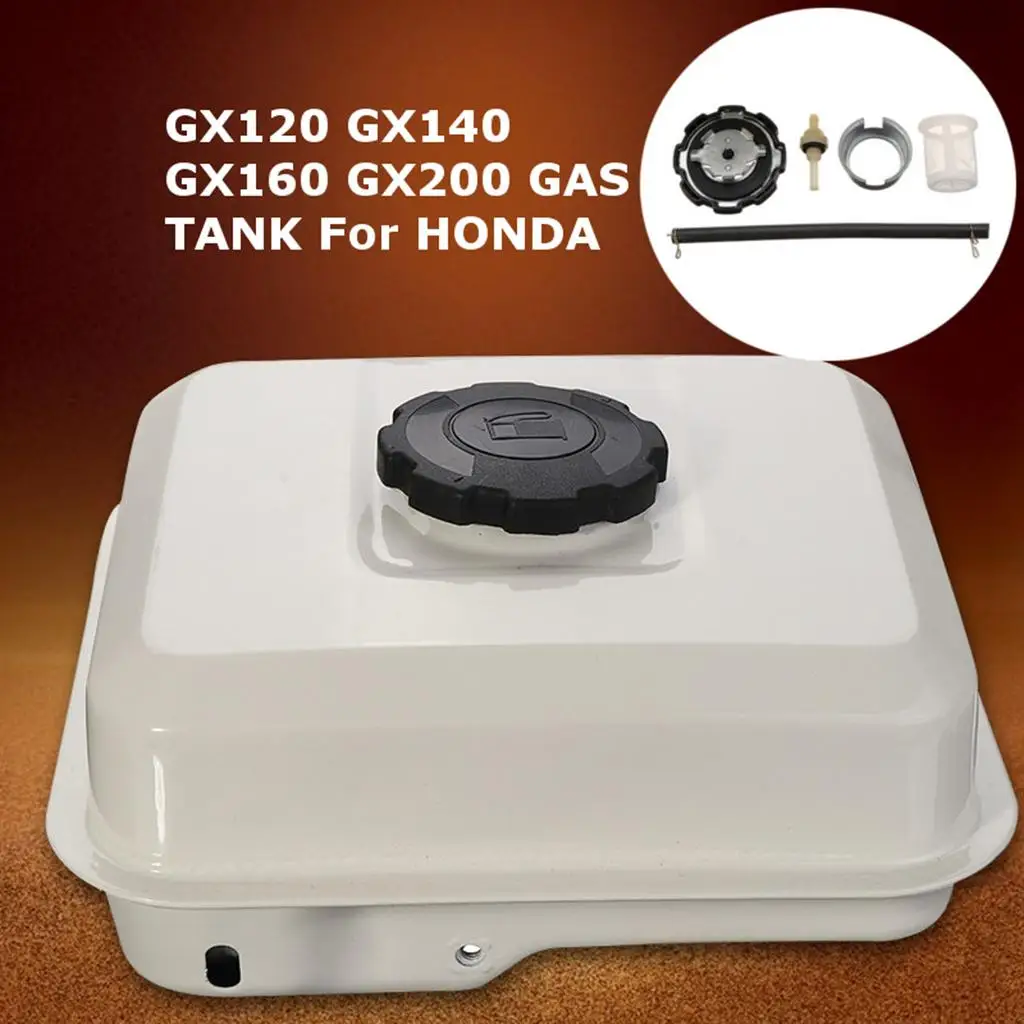 Engine Gas Tank Assembly with Strainer and Holder Parts Replacement for Honda GX140 Water Pump