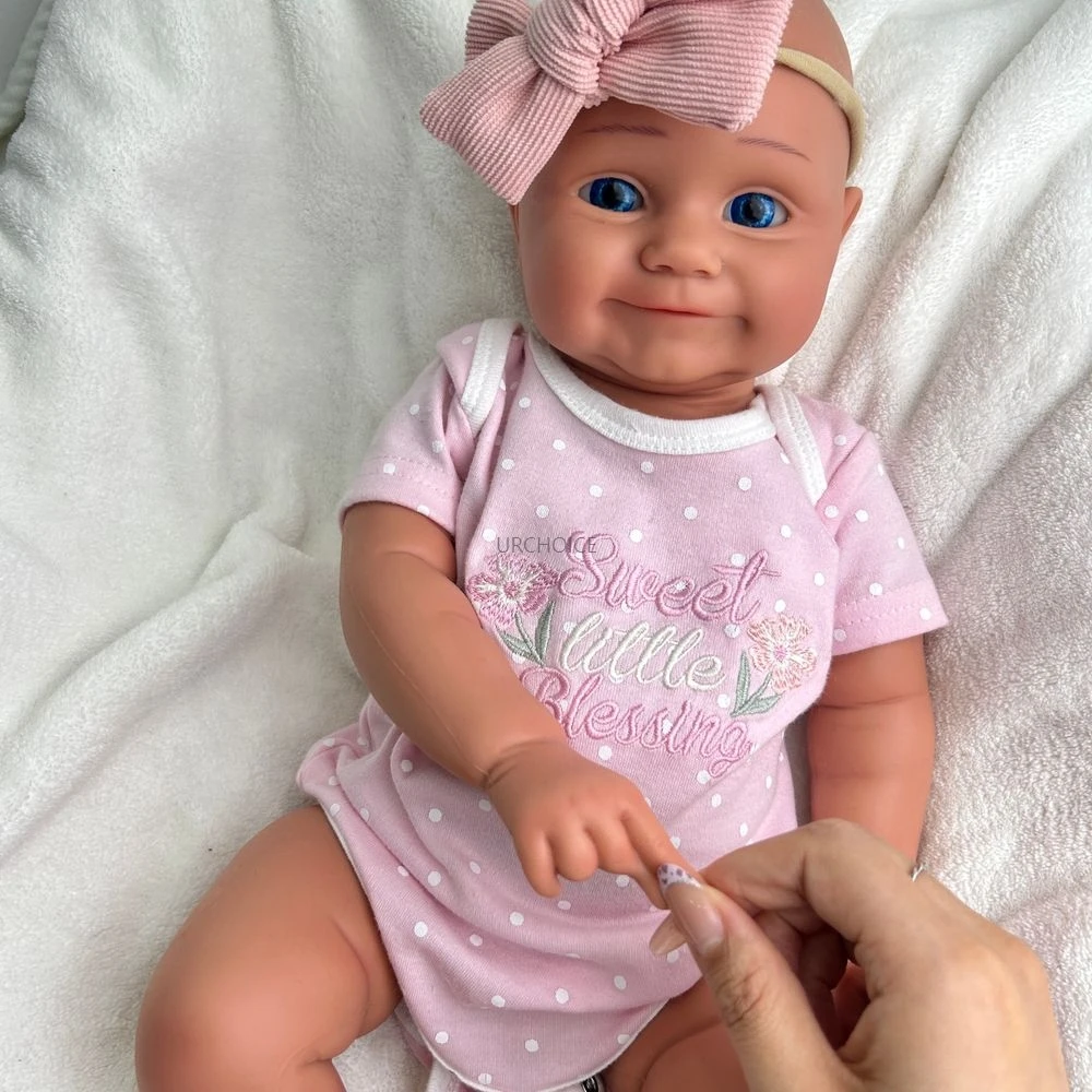 20 inch baby meisje Maddie 3D huid siliconen reborn pop zacht gemakkelijk schoon te maken pasgeboren pop voor aandenken kinderen speelgoed