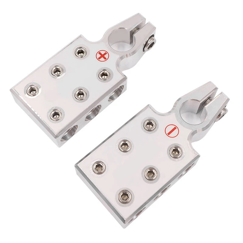 2Pcs Car Auto Audio Modification Battery Terminal Connectors Clamps Battery Terminal Connector For 4/0 AWG