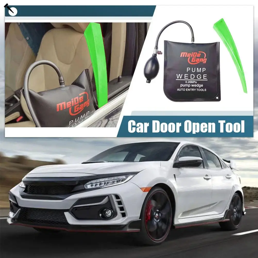 Universal Car Door Open Tool For Key Lock Out Emergency Tools Kit Unlock Air Pump Easy Open Air Wedges Window Repair V3L3