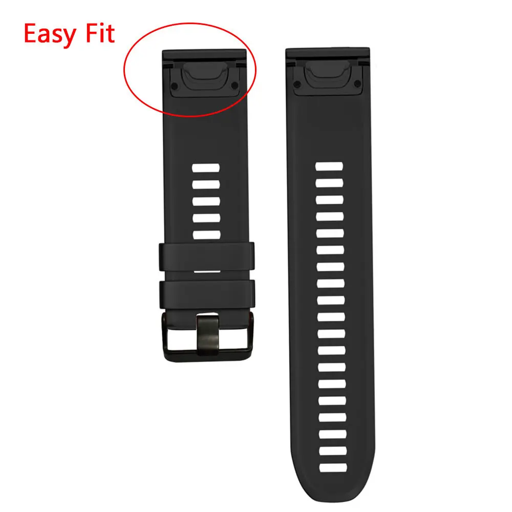 26 22 20 Smart Uhr Band Strap Für Garmin Fenix 7 7X 7S 5X 5 5S 6S 6X 6 Pro 3 3HR Forerunner 935 945 Armband Silikon Handgelenk