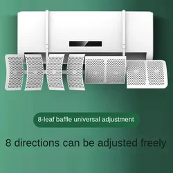 vanzlife Klimaanlage Windschutzscheibe AntiDirect Blowing AirConditioner Outlet Baffle Cover Windabweiser Wandmontage Universal