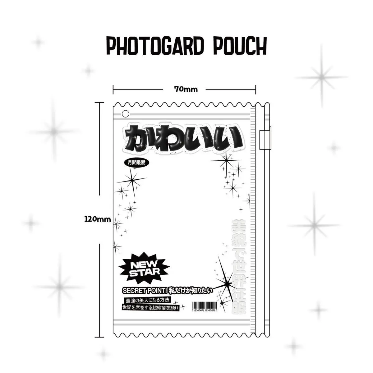 حامل صور حلوة إبداعي للنساء ، سلسلة مفاتيح ، تخزين شارة ، حقيبة عرض ، قلادة ، بطاقة صور Idol ، حماية N874 #6