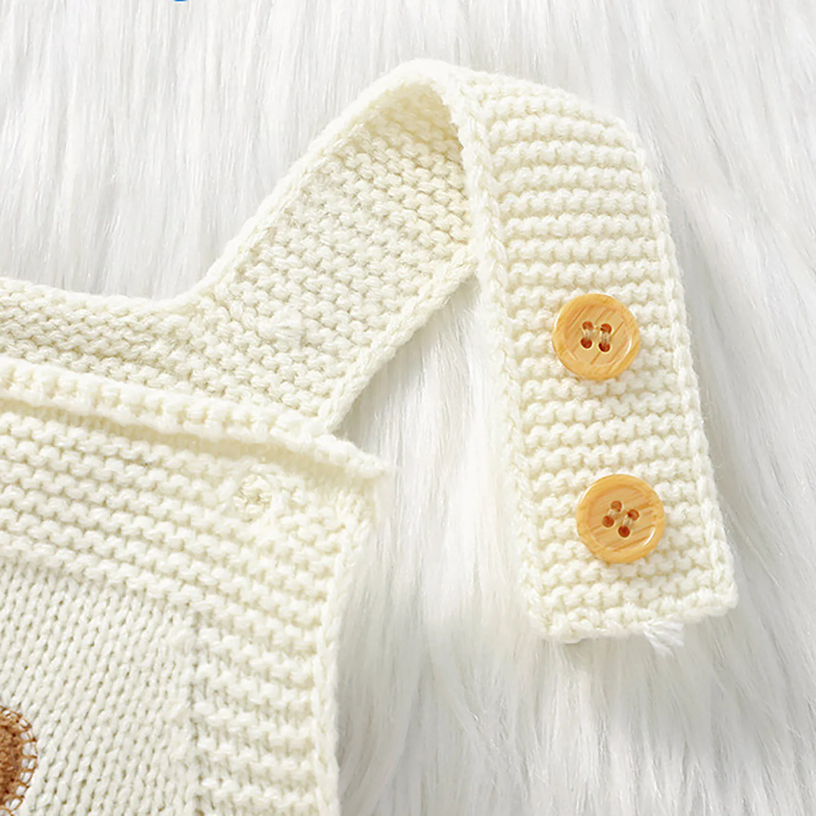 Sleeveless Embroidery Crochet Autumn Winter Newborn Jumpsuit Clothes 2024 Christmas Baby Boys Girls Knit Overalls Romper