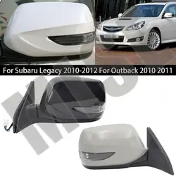 Car Left Right Mirror For Subaru Legacy 2010-2012 For Outback 2010 2011 Auto Rearview Mirror Assy Door Wing Side Mirror 9PINS