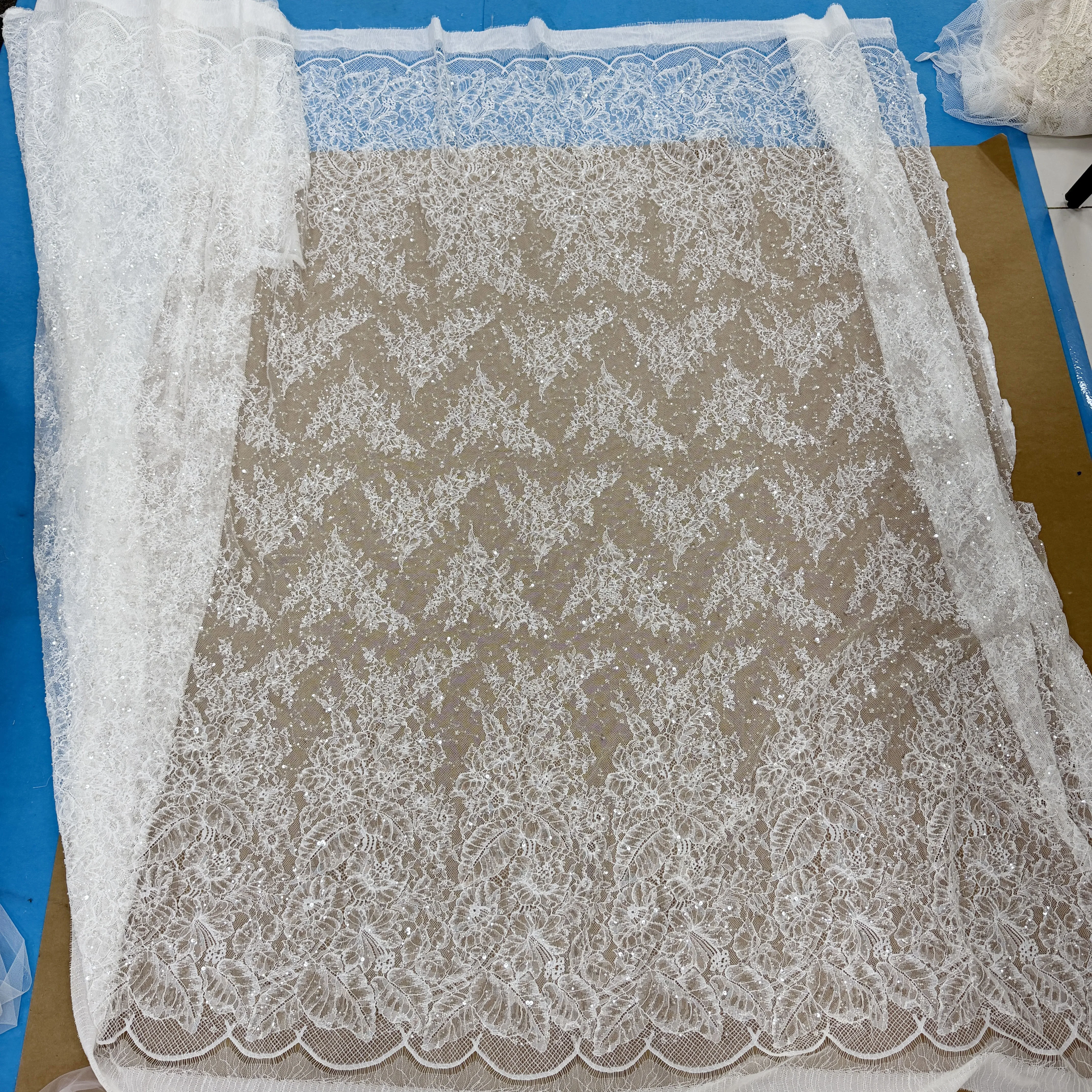 3M, Wimpernspitzenstoff für die Bekleidungsproduktion wie minimalistische Linien, Kleider, Spitzen-Stirnbänder – Detail 2