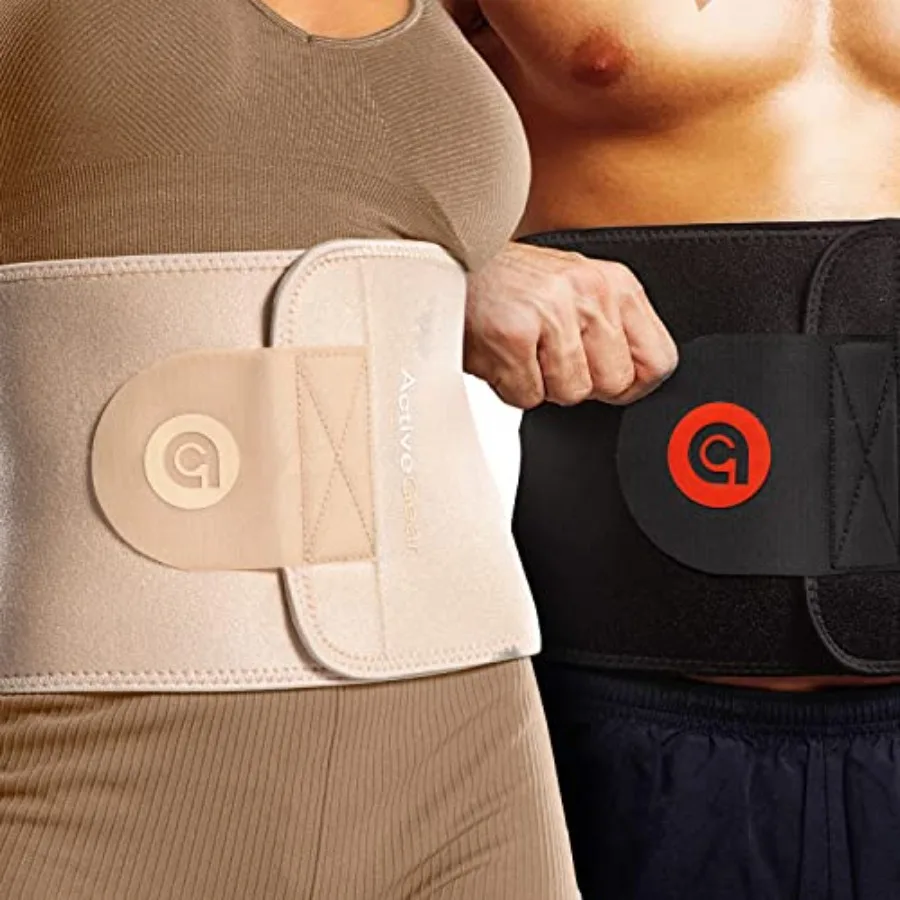 

ActiveGear Waist Trimmer Belt Bundle for Men and Women Sweat Band Waist Trainer Belt for a Toned Look - Reinforced Trim and Dou