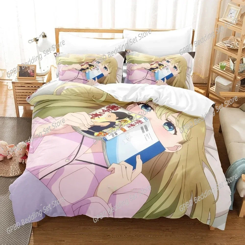 Anime A Galaxy Next Door 3D Bedding Set Duvet Cover Pillowcases Single Twin Full Queen King Size Home Decor Quilt Boys Gift