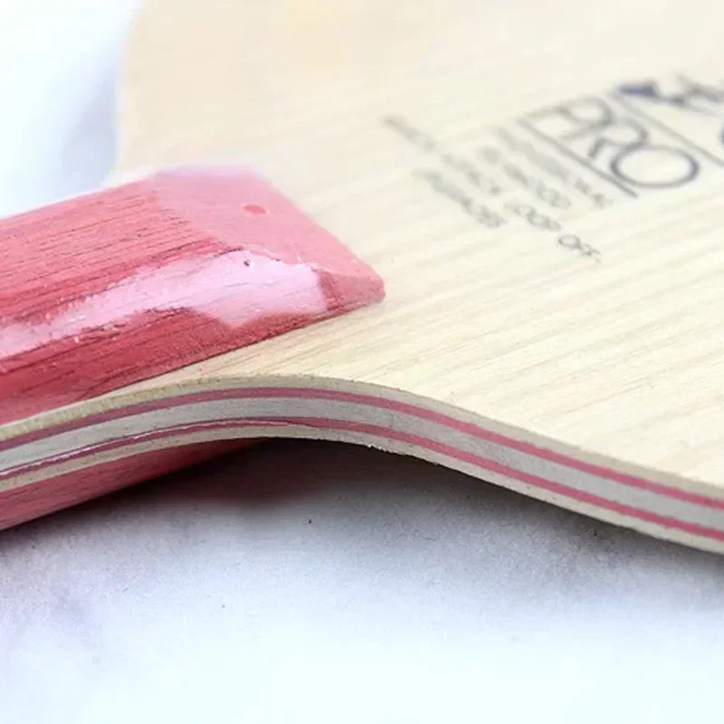 Cuchilla de tenis de mesa Original SANWEI V5 Pro, 7 capas de madera pura apagada + hoja de Ping Pong, ataque ofensivo profesional con unidad de bucle