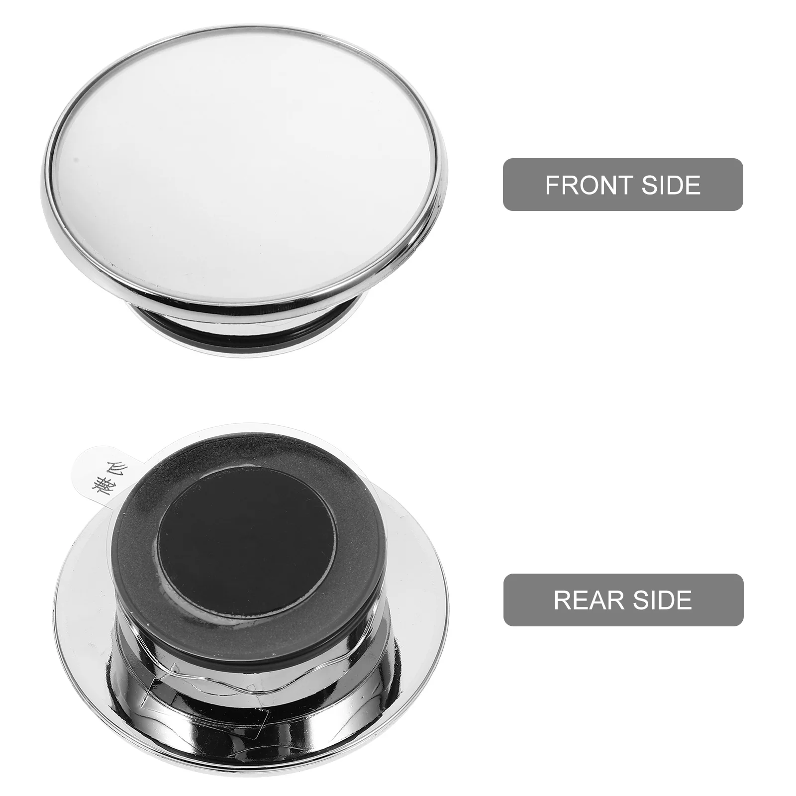 

1Pair Blind Spot Mirrors for Car Rearview Auxiliary Mirrors Suction Cup Design Adjustable Anti-Glare Side Mirror for Driving