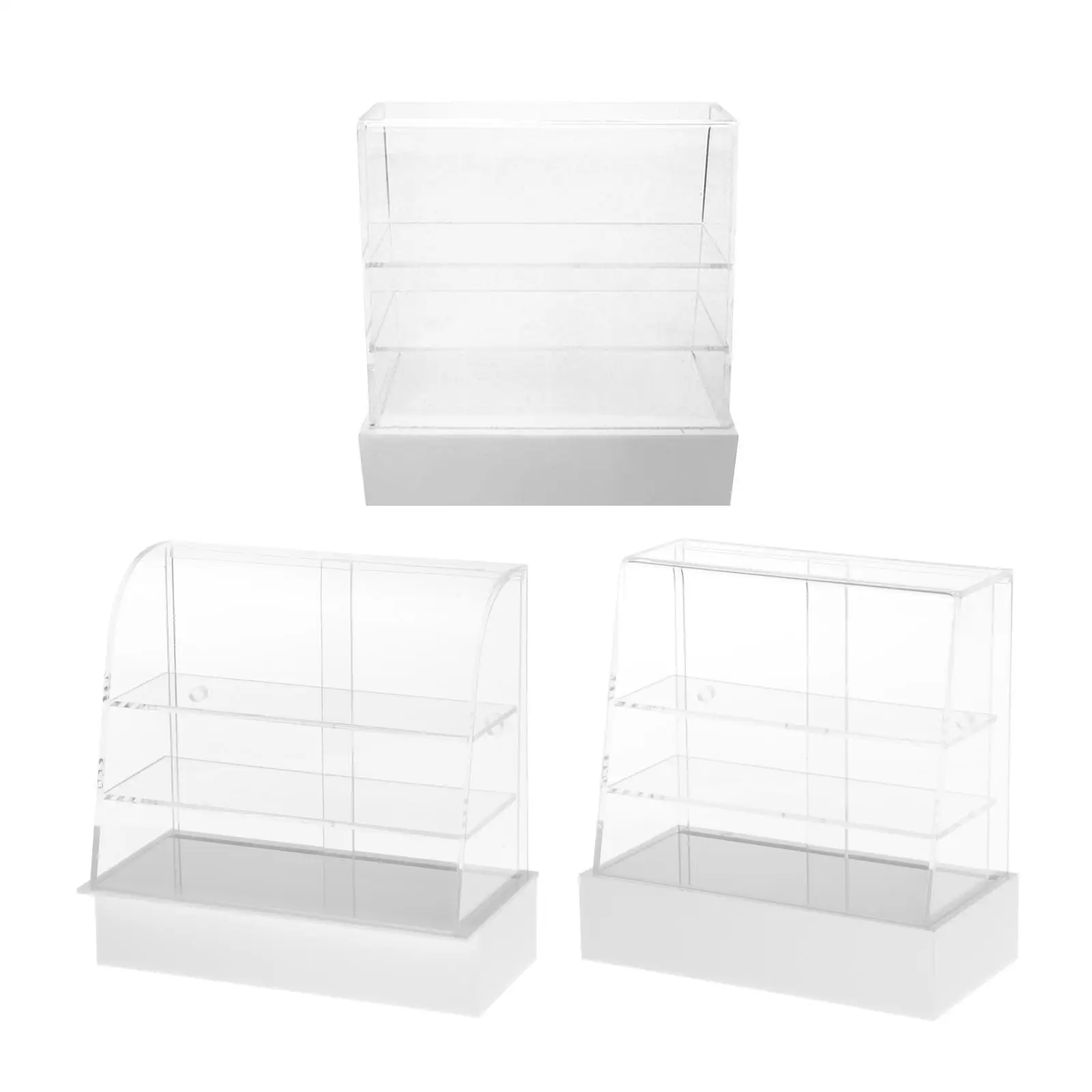 Dollhouse Kitchen Furniture 1:12 Dollhouse Cake Shop Display Shelf Display Cabinet Bakery Cake Cabinet Model