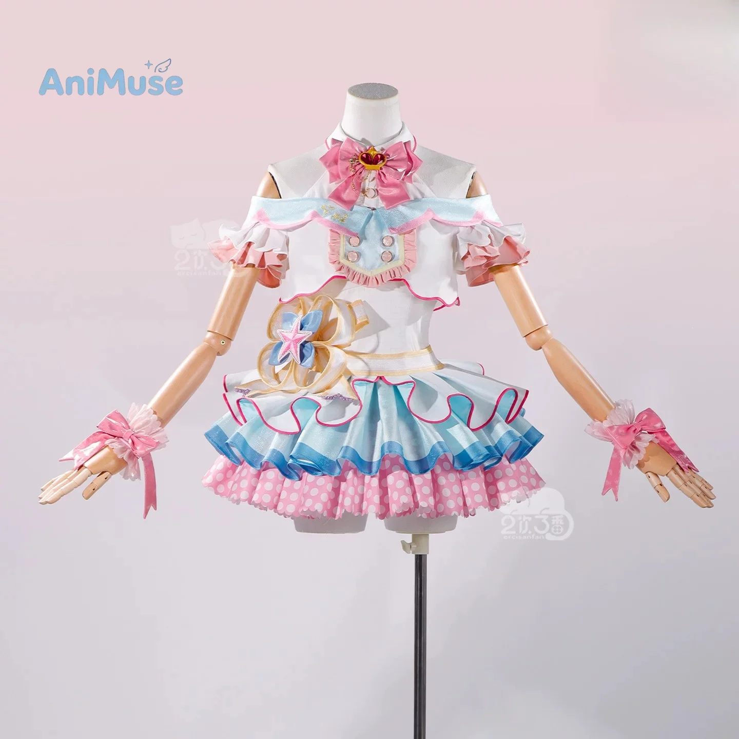 Love Live μ's‌ Nico Yazawa 20th Birthday Card‌ Cosplay Costume Women Cute Dress Halloween Comic Con Role Play Clothes AniMuse view 4