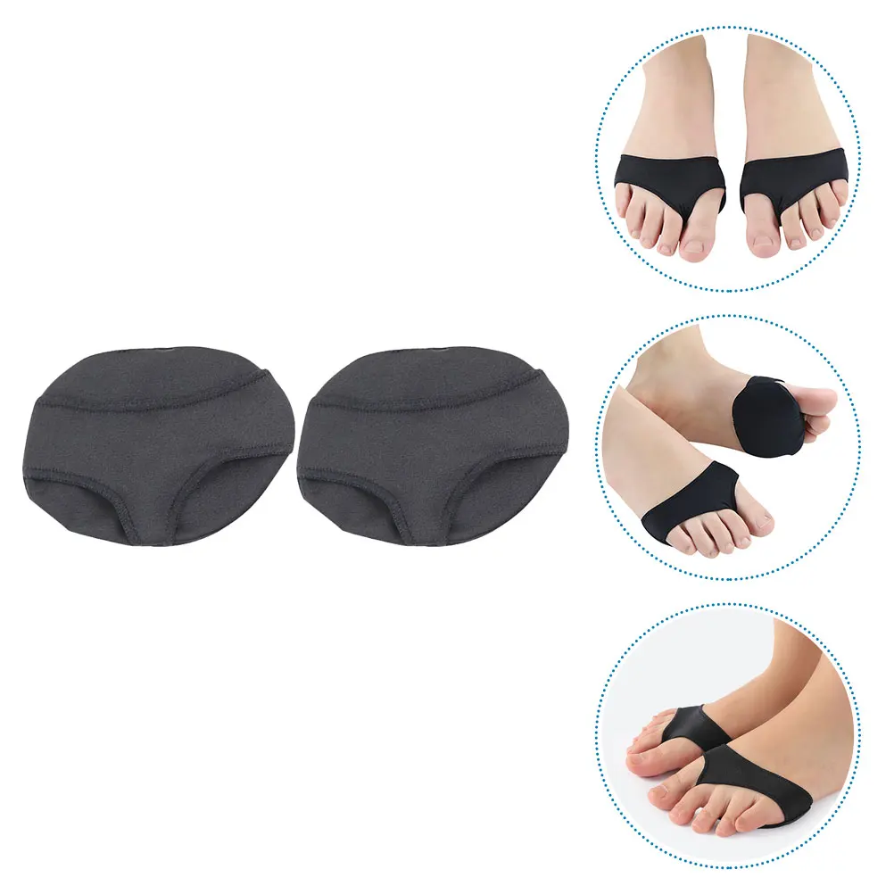 

2 Pcs Foot Protective Cover High Heel Forefoot Pad Grip Pads Half Sole Heels Sponge Cushion Shoe