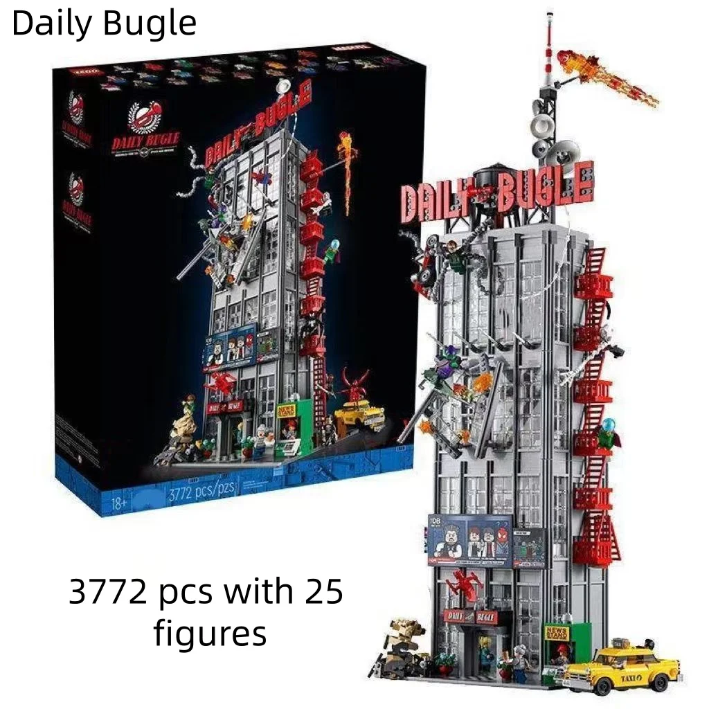 76178 بناء البوق لبنات البناء اليومية 3772 قطعة 60093 هدايا عيد الميلاد للأطفال